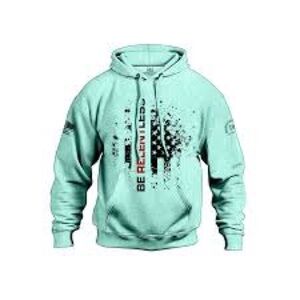 Relentless Rebel teal Hoodie- Men